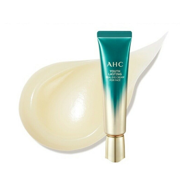 Омолаживающий крем для век и лица с 9 видами коллагена AHC Youth Lasting Real Eye Cream For Face 30ml — изображение 3