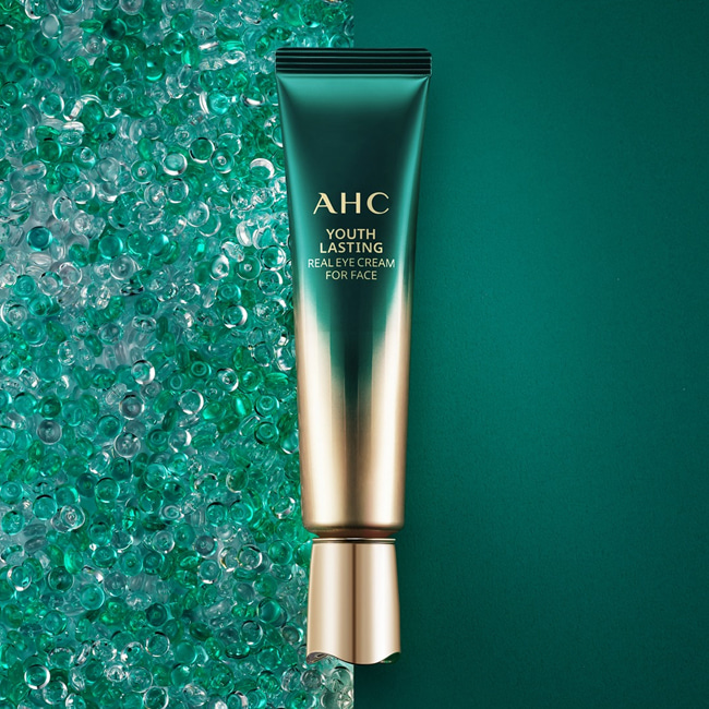 Омолаживающий крем для век и лица с 9 видами коллагена AHC Youth Lasting Real Eye Cream For Face 30ml — изображение 4