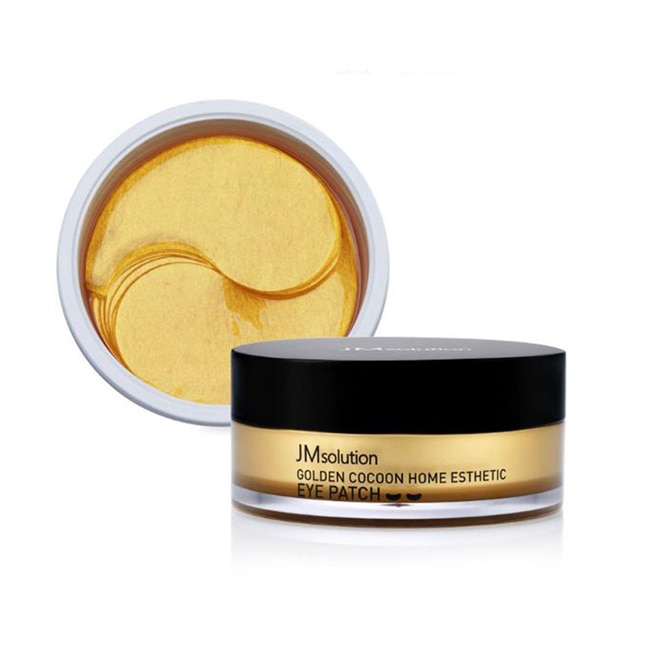 Гидрогелевые патчи с экстрактом золота и шелкопряда JM Solution Golden Cocoon Home Esthetic Eye Patch