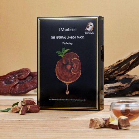 Успокаивающая маска с экстрактом гриба линчжи JMsolution The Natural Lingzhi Mask Calming — изображение 2