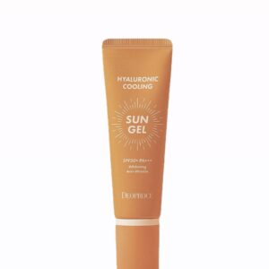 Легкий освежающий солнцезащитный гель с гиалуроновой кислотой Deoproce Hyaluronic Cooling Sun Gel SPF 50 PA+++ 50ml