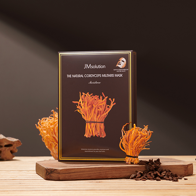 Увлажняющая антиоксидантная маска с кордицепсом JMsolution The Natural Cordyceps Militaris Mask — изображение 3