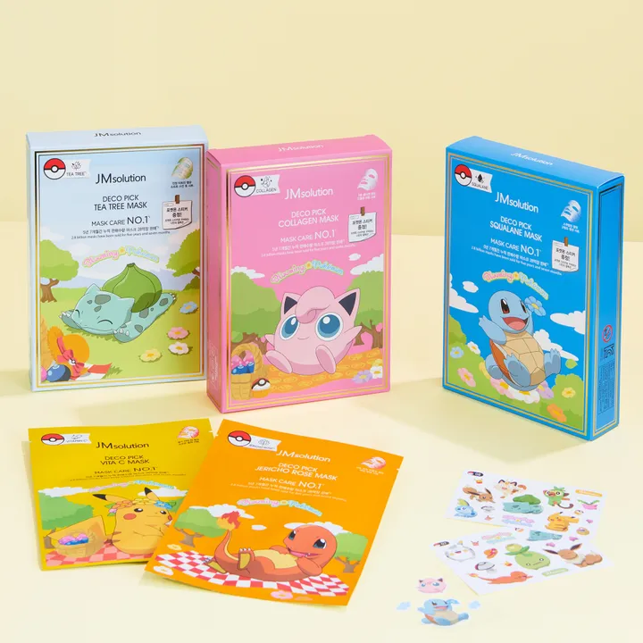 Успокаивающая маска с розой JM solution Deco Pick Jericho Rose Mask POKEMON 30ml — изображение 2