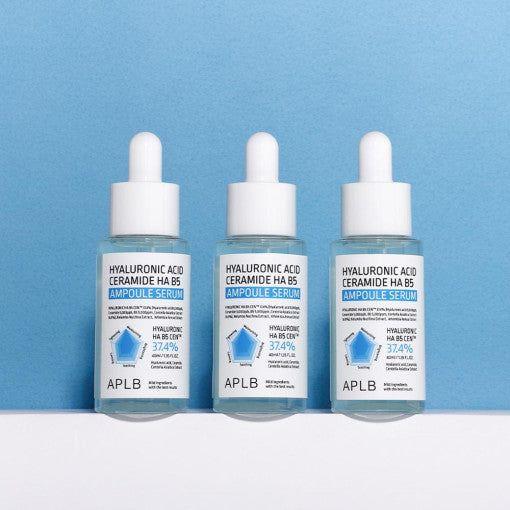 Увлажняющая сыворотка с гиалуроновой кислотой и церамидами APLB Hyaluronic HA B5 Ampoule Serum 40ml — изображение 3