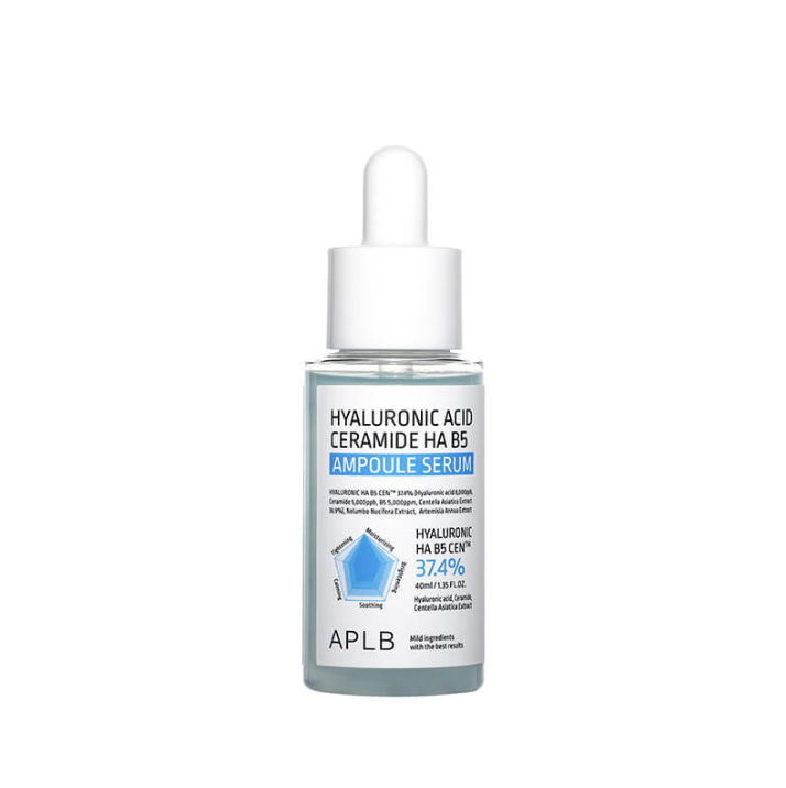 Увлажняющая сыворотка с гиалуроновой кислотой и церамидами APLB Hyaluronic HA B5 Ampoule Serum 40ml
