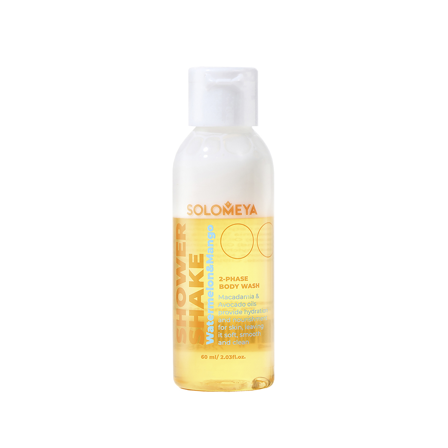 Гель-шейк для душа МИНИ Арбуз и Манго Solomeya Shower shake Watermelon & Mango 60ml
