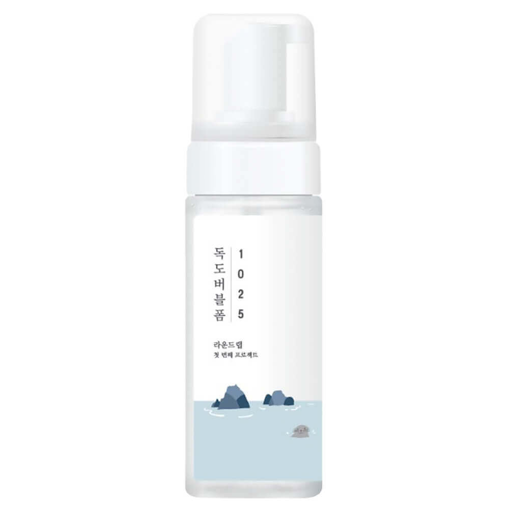 Очищающая пузырьковая пенка с морской водой Round Lab 1025 Dokdo Bubble Foam 150ml
