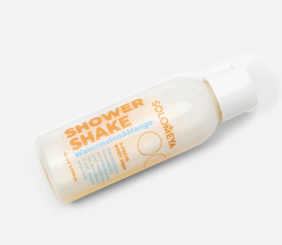 Гель-шейк для душа МИНИ Арбуз и Манго Solomeya Shower shake Watermelon & Mango 60ml — изображение 3