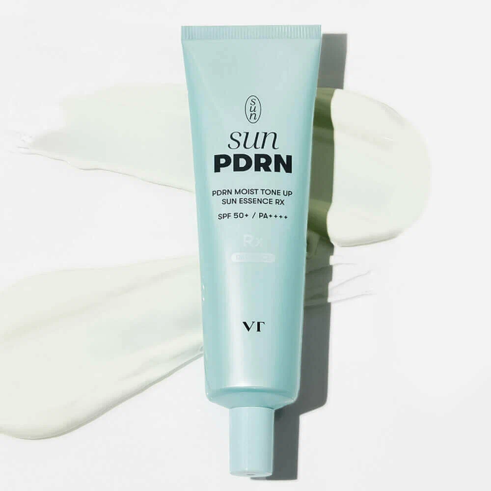 Солнцезащитная эссенция VT Cosmetics PDRN Moist Tone Up Sun Essence RX SPF50+ PA++++ 60ml — изображение 6