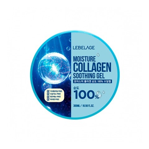 Увлажняющий успокаивающий гель с коллагеном Lebelage Moisture Collagen 100% Soothing Gel 300 мл