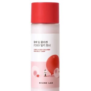 Молочный тонер с ПДРН и камелией Round Lab Camellia Deep Collagen PDRN Milky Toner 150ml