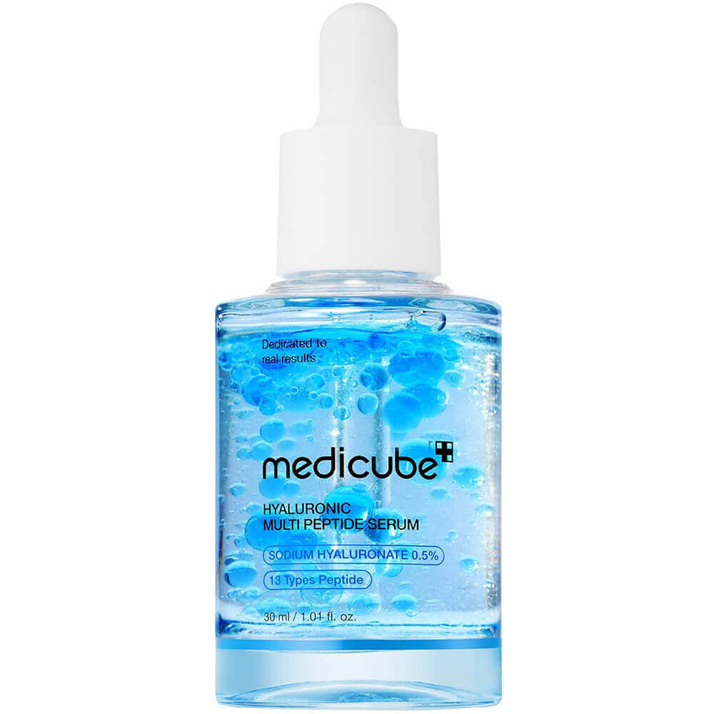 Двухфазная сыворотка с пептидами и ПДРН medicube Hyaluronic Multi Peptide Serum 30ml — изображение 2