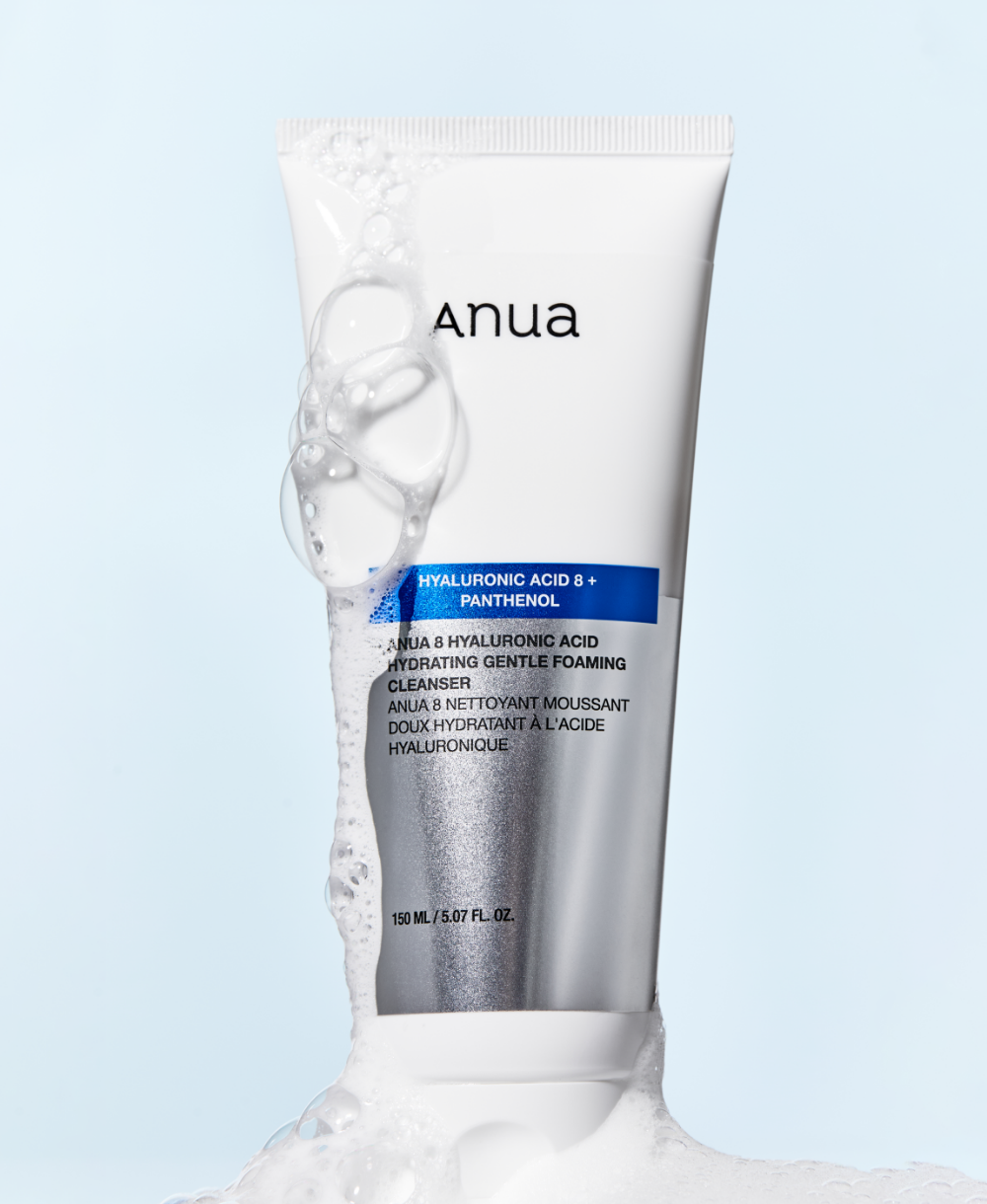 Мягкая пенка для умывания Anua 8 Hyaluronic Acid Hydrating Gentle Foaming Cleanser 150ml — изображение 2