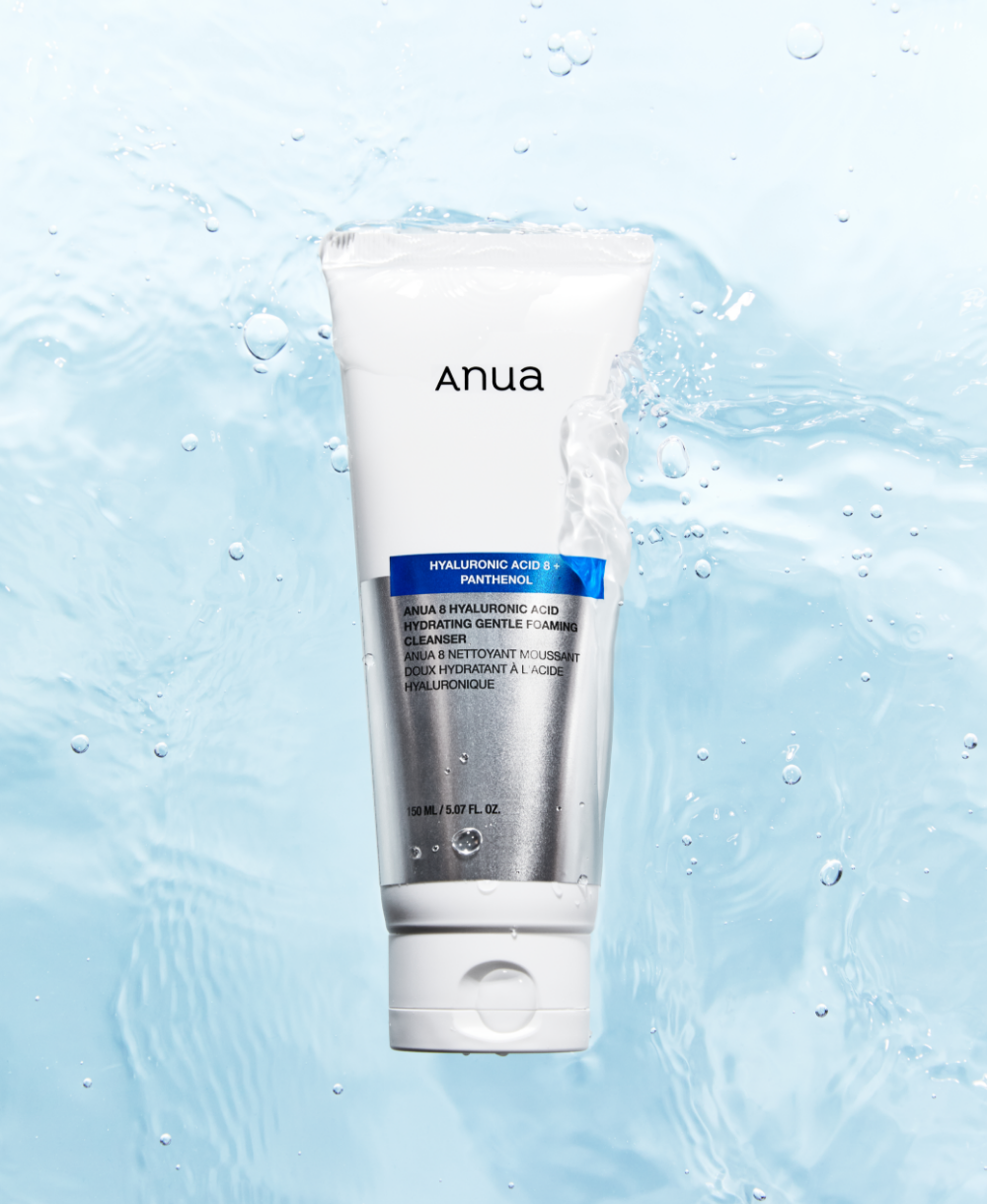 Мягкая пенка для умывания Anua 8 Hyaluronic Acid Hydrating Gentle Foaming Cleanser 150ml — изображение 3