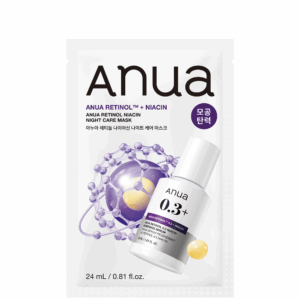 Тонизирующая тканевая маска с ретинолом и 5% ниацинамида Anua Retinol Niacin Night Care Mask