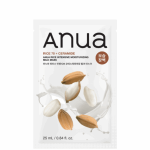 Интенсивно увлажняющая тканевая маска с рисом Anua Rice 70 Intensive Moisturizing Milk Mask