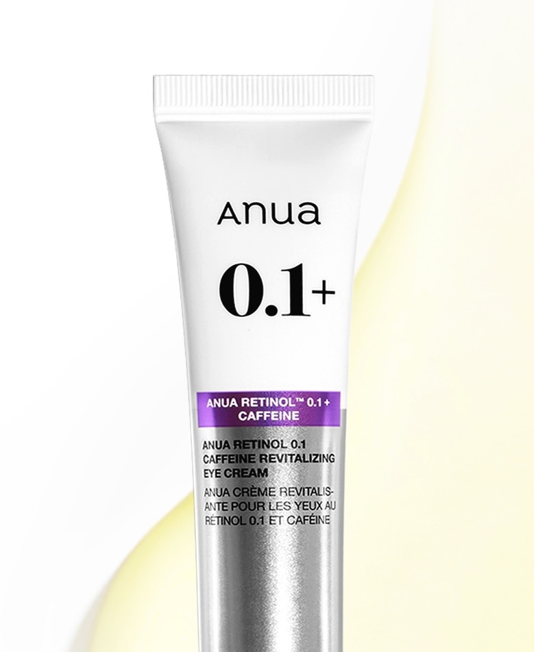 Восстанавливающий крем для глаз с ретинолом и кофеином Anua Retinol 0.1 Caffeine Revitalizing Eye Cream 30g — изображение 4