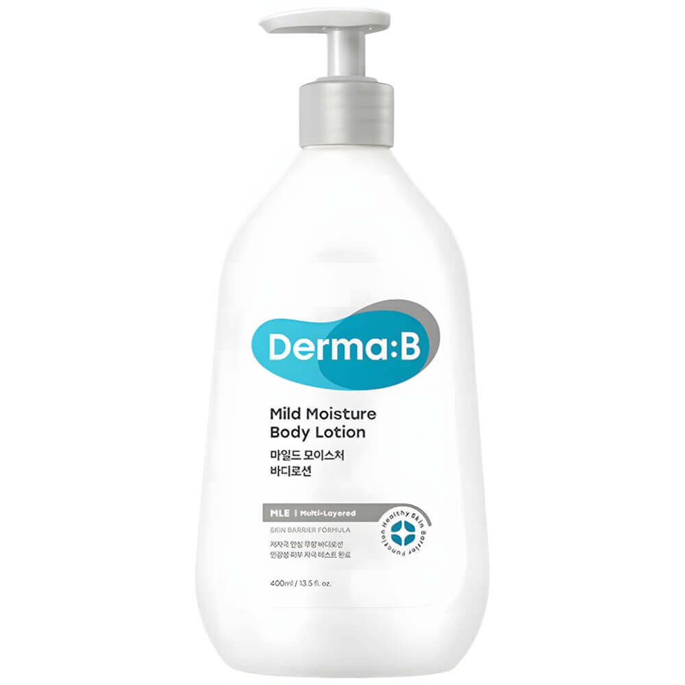 Ламеллярный лосьон для тела для чувствительной кожи Derma:B Mild Moisture Body Lotion, 400ml