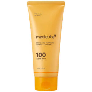 Пенка для умывания с кислотами medicube Kojic Acid Turmeric Toning Cleanser 120g