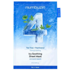 Охлаждающая тканевая маска с центеллой numbuzin No.4 Icy Soothing Sheet Mask