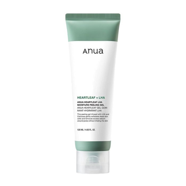 Отшелушивающий пилинг-гель с LHA Anua Heartleaf LHA Moisture Peeling Gel 120ml