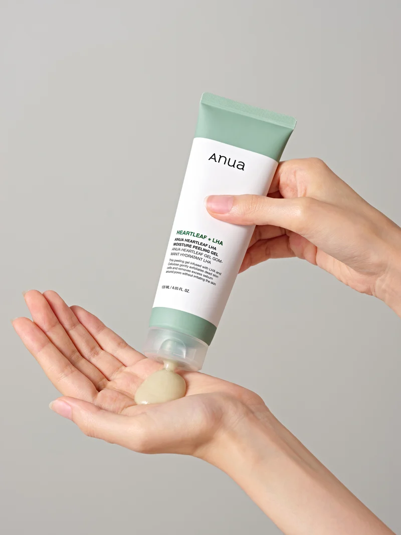 Отшелушивающий пилинг-гель с LHA Anua Heartleaf LHA Moisture Peeling Gel 120ml — изображение 2
