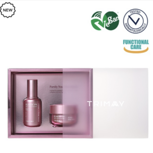 Подарочный набор из 2 средств с PDRN и розовым рисом TRIMAY Elastic PN Skin Matrix Ampoule (ампула 50мл и крем 50мл)